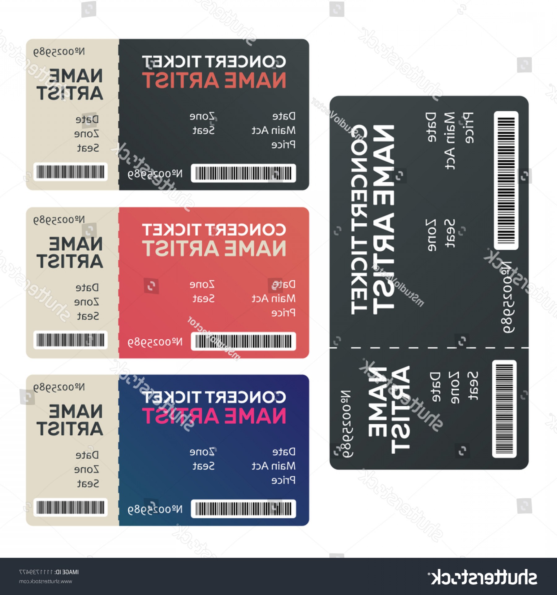 1800x1920 Ticket Concert Invitation Show Vector Music Soidergi.