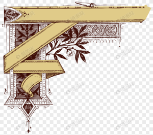 corner decorative vectorified