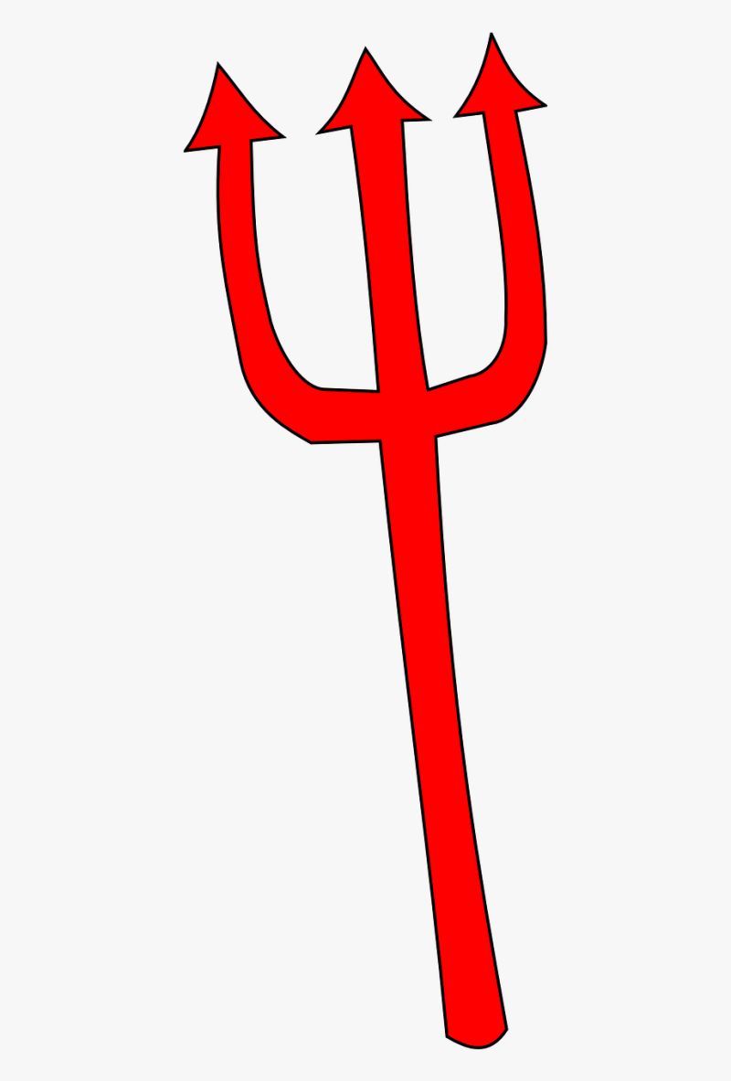 Devils Pitchfork Royalty Free Vector Image Vectorstock - Gorgeous Full HD Landscape Textures | Free Download