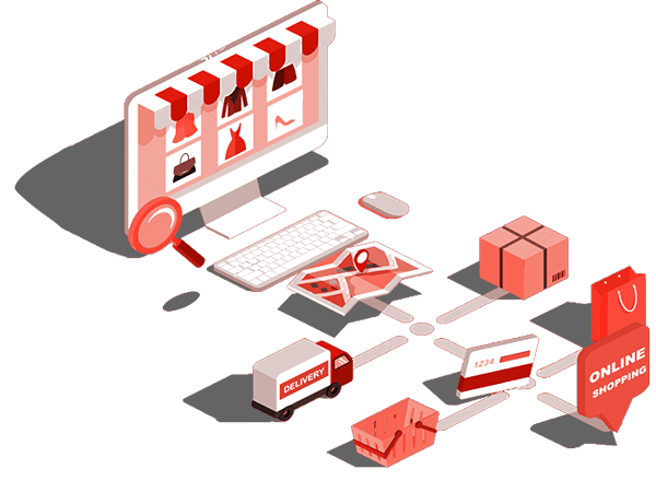 Visualizing Effortless E Commerce Transactions Vector Image - Download Premium Light Background | Mobile