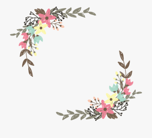 border flower vector clip flowers wildflower vectorified
