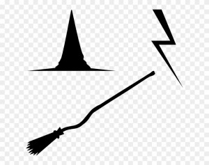 potter harry vectors broom clipart silhouette harrypotter pattern pinclipart feb2017 vectorified pngio