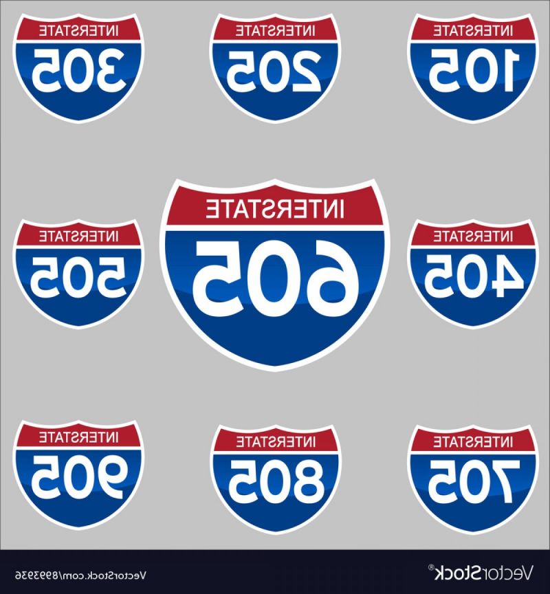 Interstate Vector At Vectorified Com Collection Of Interstate Vector - Sunset Image Collection - 4K Quality