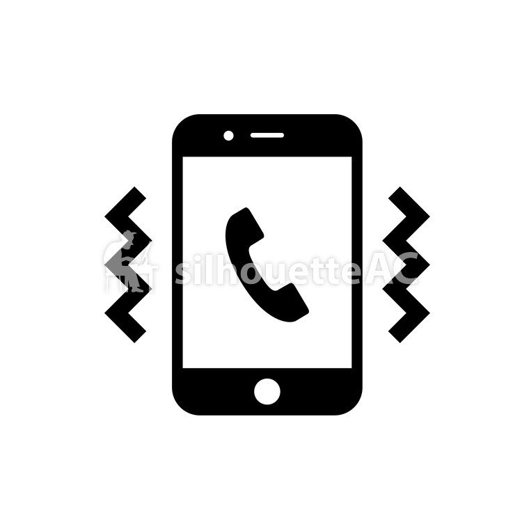 Iphone Silhouette Vector at Collection