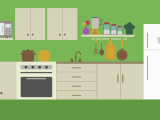 Kitchen Background Vector At Vectorified Collection Of Kitchen