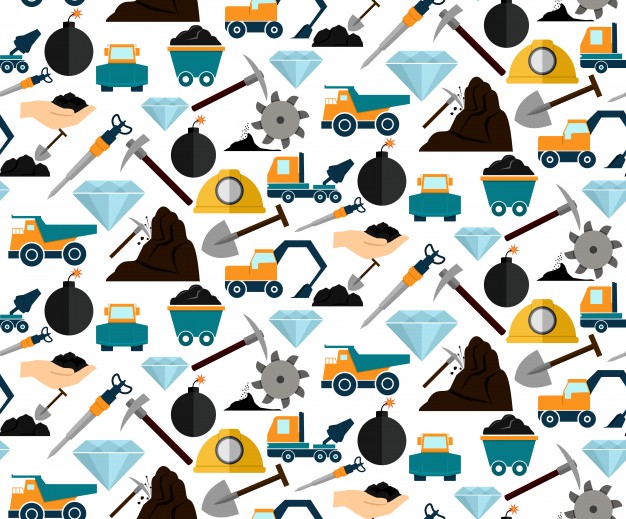 Mining Process Vector Images Over 6 000 - Sunset Wallpaper Collection - 8K Quality