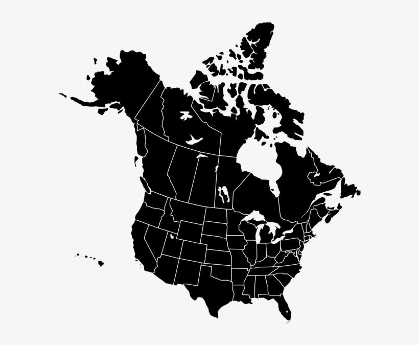 North America Map Vector At Vectorified Com Collection Of North North America Map Vector 32 
