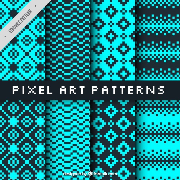 Premium Vector Pixel Pattern Free Vector And Print - Space Arts - Premium High Resolution Collection