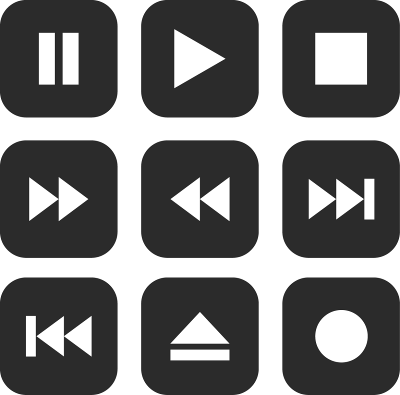 Blue Vector Button Playpause Button Play Play Vector Button Play - Premium Nature Illustration Gallery - High Resolution