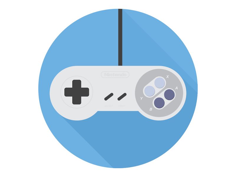 Snes Controller Free Vector Freeimages - Elegant Light Pattern - 4K