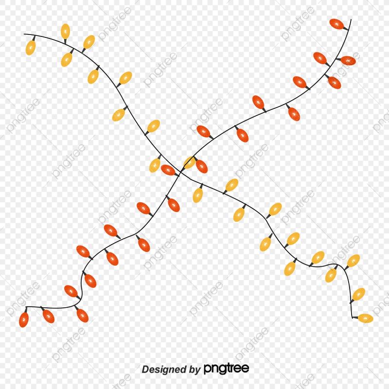 String Light Design Elements On Dark Brown Vector Image - Incredible Colorful Art - Retina