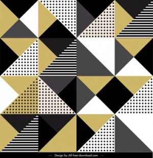 pattern abstract triangle geometric template triangles geometrical abstrak geometris gambar flat segitiga pola keren vectorified vectors