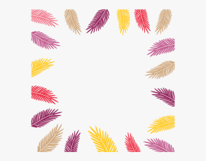tropical border vectorified