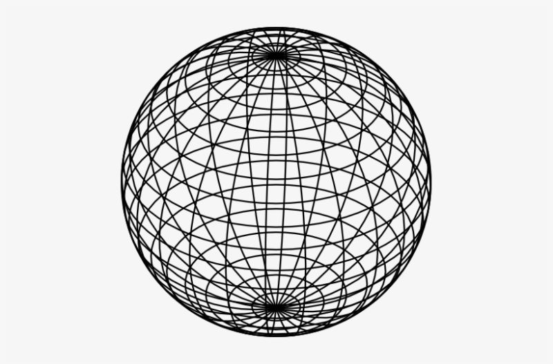 Wireframe Sphere With Different Structure Vector Image - Best Space Arts in 4K