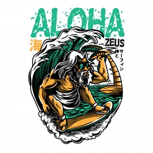 zeus aloha premium drawing freepik vektoren gratis vetor vetores vecteurs psd thunderbolt vectores handsymbol deus mascote logotipo modelo