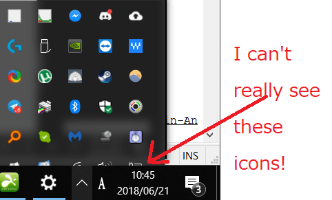 The windows taskbar is positioned at the bottom of the screen by default. Show Hidden Icon at Vectorified.com | Collection of Show Hidden Icon free for personal use