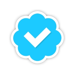 A thick check mark / tick displayed on some platforms in a handwritten style. Verified Icon Copy And Paste at Vectorified.com