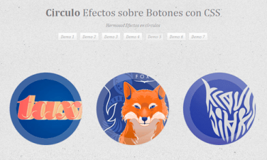 Animacion Css Para Botones Circulares Hover Effect Jumabu Design Tools Vectorizados Iconos Vectores Texturas Muchos Recursos Diseno Grafico