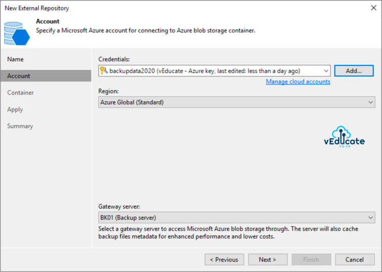 Veeam Backup For Azure – Integrating with Veeam Backup and Replication ...
