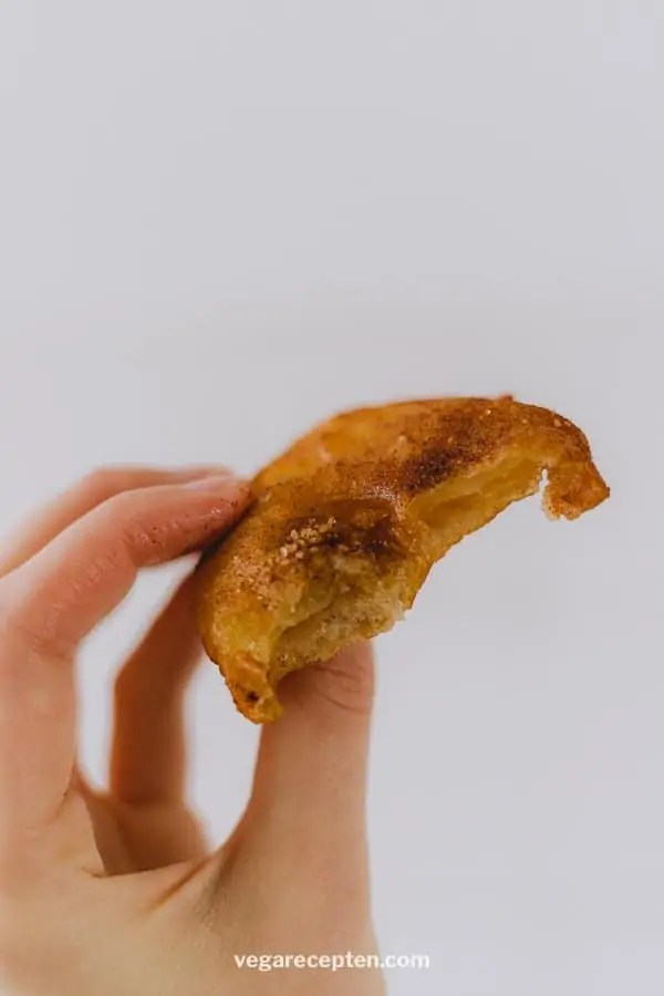 Vegan Apple Fritters: Fried Apple Rings Recipe - Vega Recepten (6) Vegan Apple Fritters: Fried Apple Rings Recipe - Vega Recepten (6)