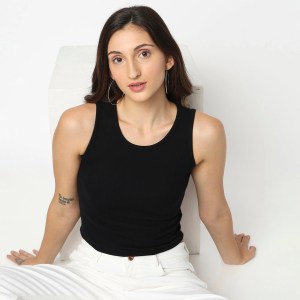 High Neck Knit Tank