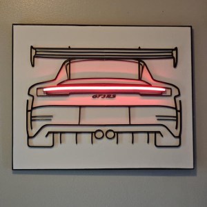 GT Blaze by Drift Edge – LED Racing Wall Art
