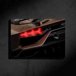 SVJ Glow – Lamborghini LED Poster