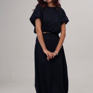 Navy Blue Skirt