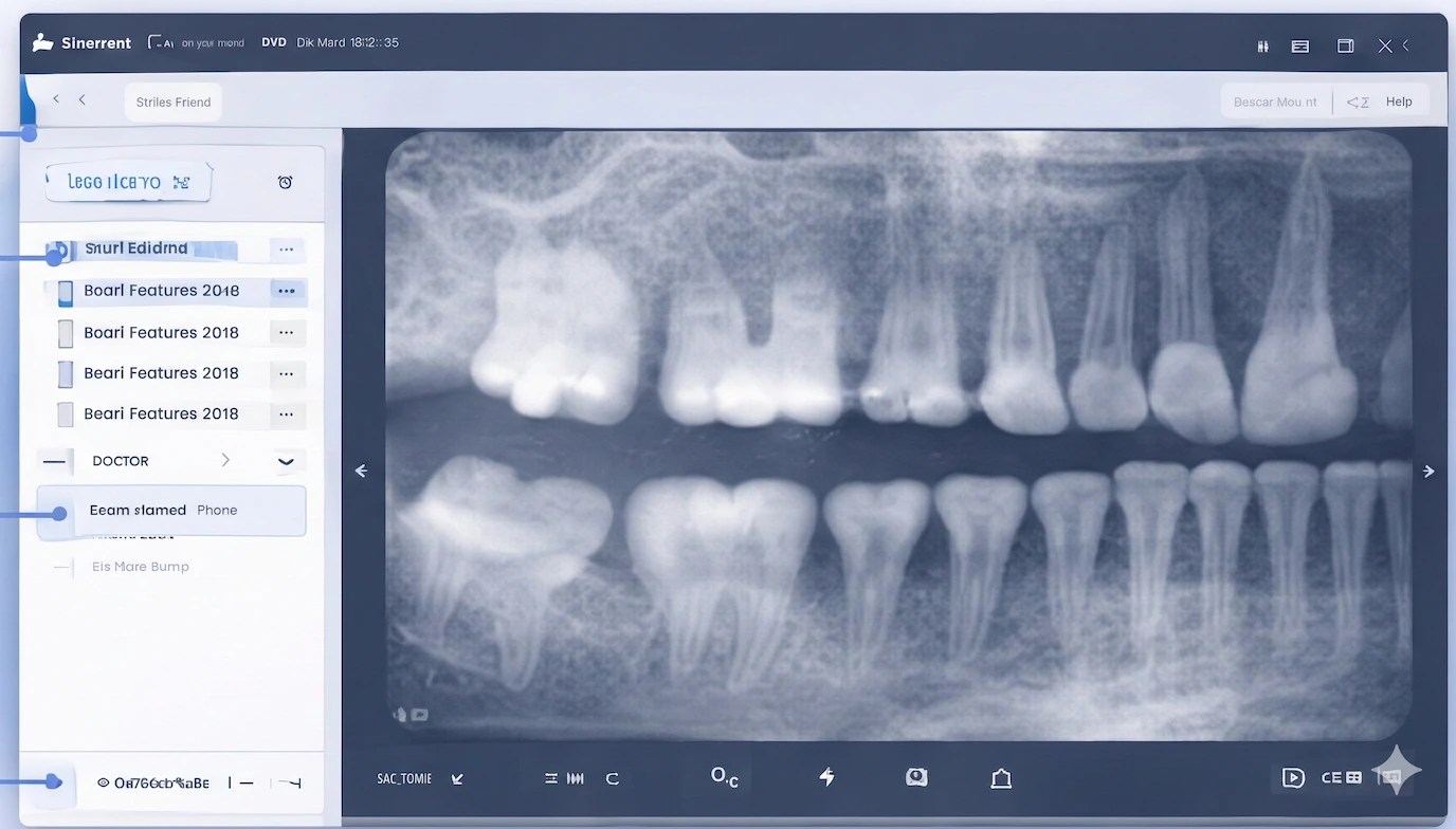 Panoramic dental X-ray image