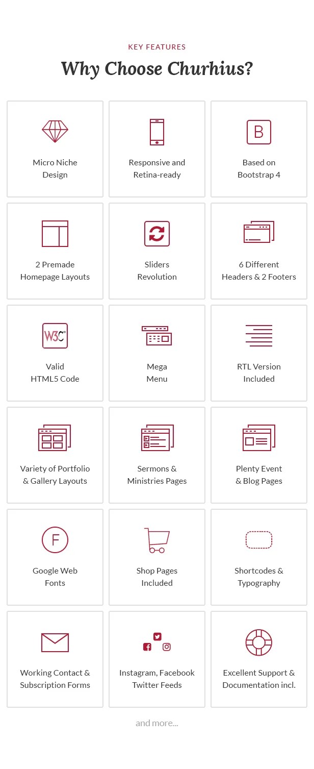 Churhius - Religion HTML Website Template - 1