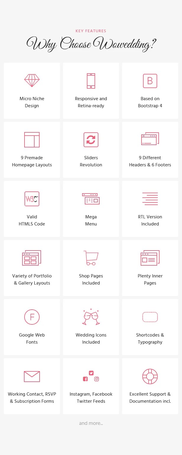 WoWedding - Wedding Oriented HTML Website Template - 2