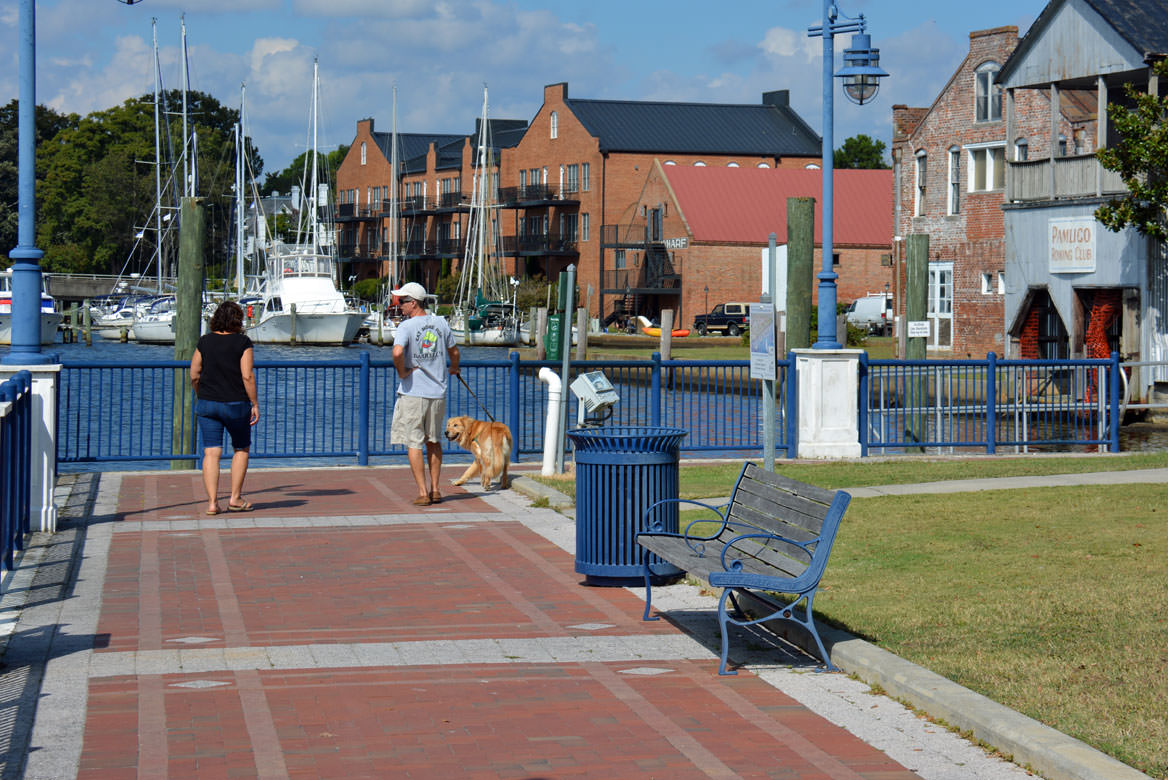 waterfront in Washington's historic downtown