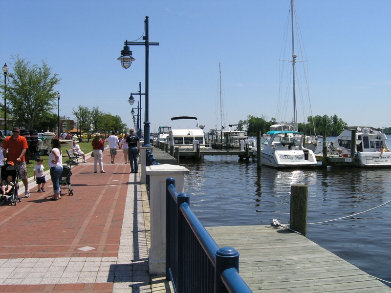 waterfront in Washington's historic downtown