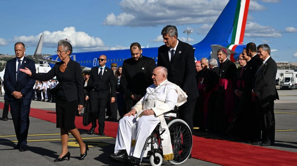 France: le pape François a commencé sa visite dans le sud à Marseille