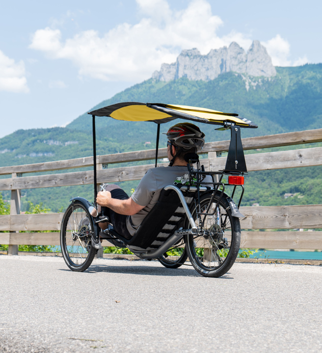 Veltop Sun Ride - Protezione UV per biciclette reclinabili