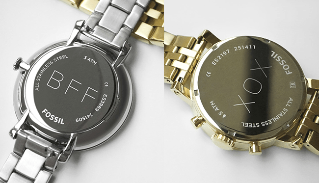 FOSSIL Watches Come With Engraved 