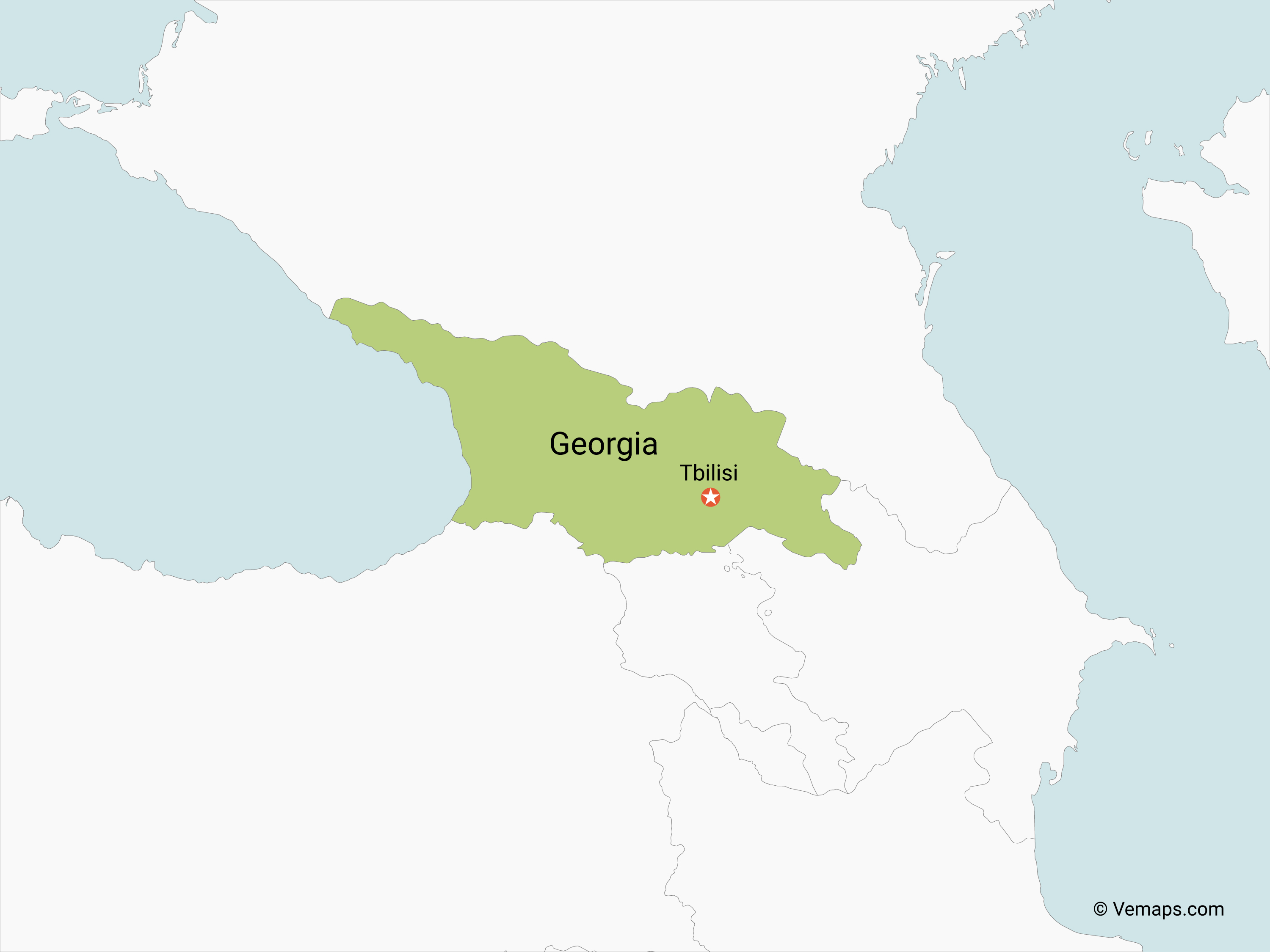 Georgia Regions Map Printable Ge 05 