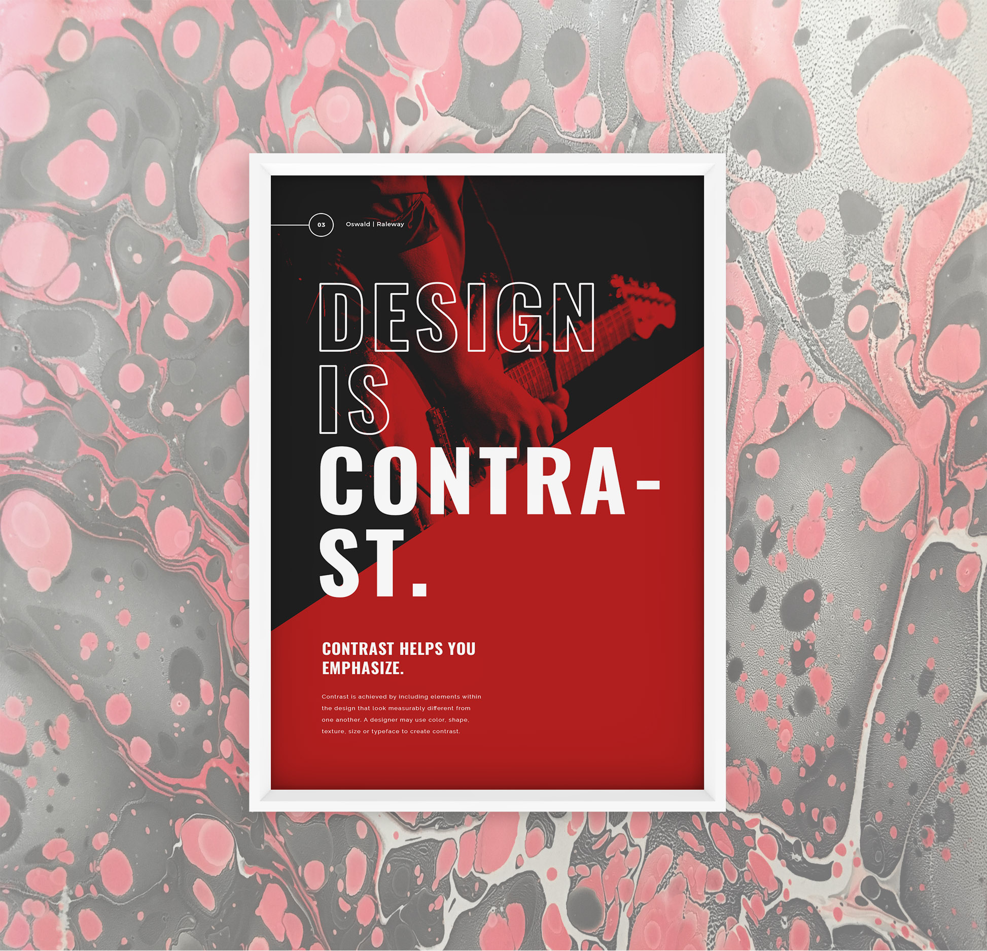 11+ Bold Typography Poster Examples, Templates & Ideas – Daily Design Inspiration #30 (24)