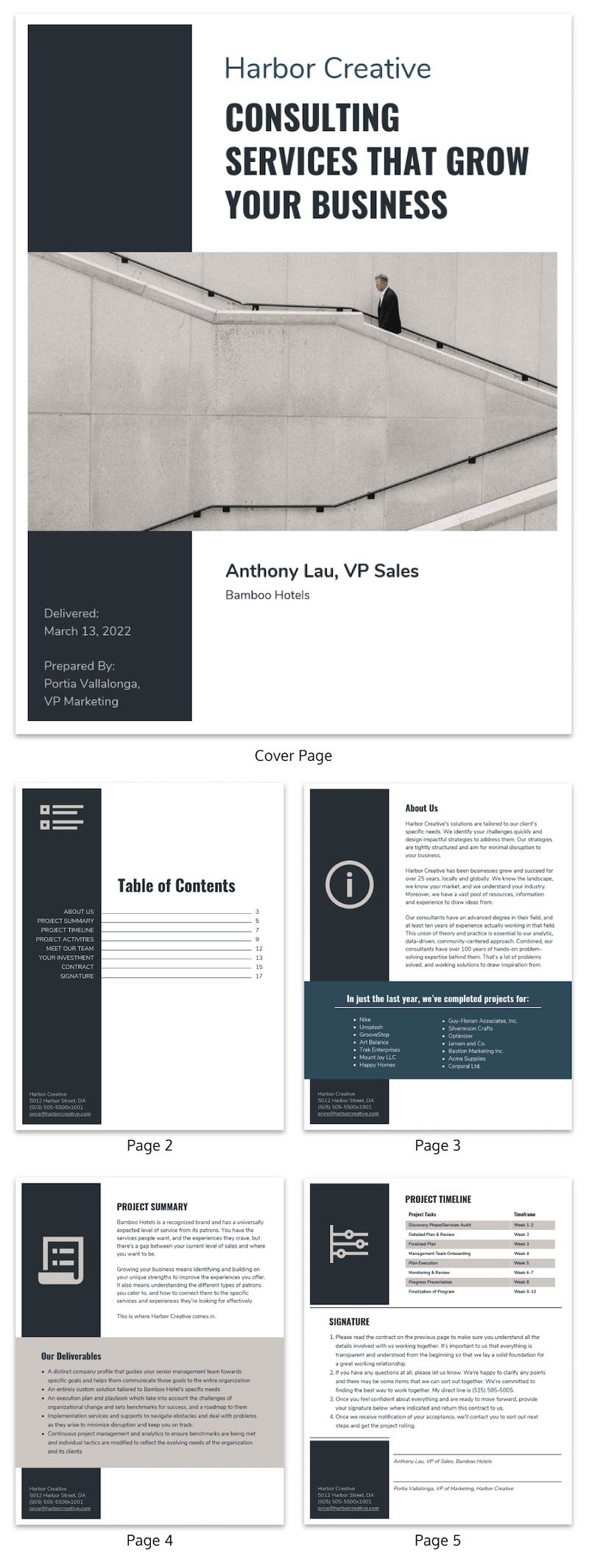 31 Consulting Proposal Templates To Close Deals Venngage