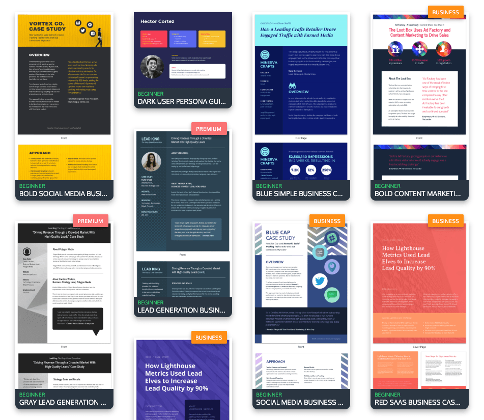 Online Case Study Template Create A Custom Case Study Venngage