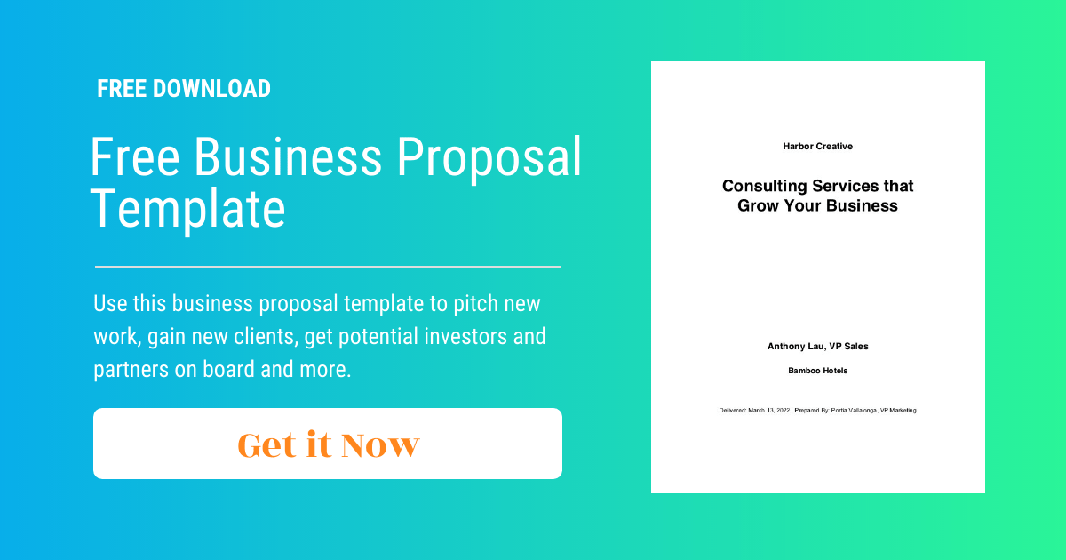 How To Write A Business Proposal Examples Templates Venngage