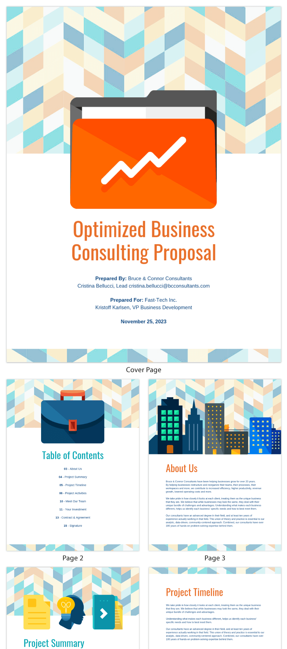 Acara ini ditujukan selain untuk mempererat . 31 Consulting Proposal Templates To Close Deals Venngage