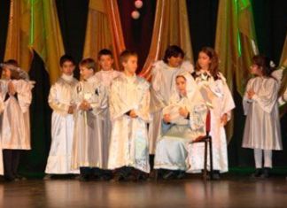 Fiesta de Navidad en el colegio Ntra. Sra. del Carmen de Puebla de la Calzada
