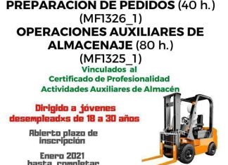 Cursos de actividades auxiliares de almacén