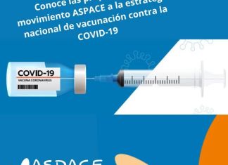 ASPACE reclama la vacunación prioritaria frente al COVID-19 de personas con parálisis cerebral y discapacidades afines y sus familias