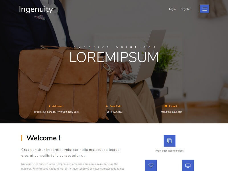 28 Best Free Business Html Website Templates 2020 Ventasoftware