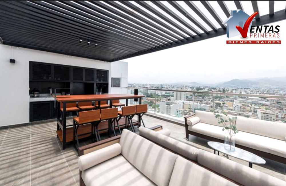 Departamento amoblado en estreno Barranco límite Miraflores
