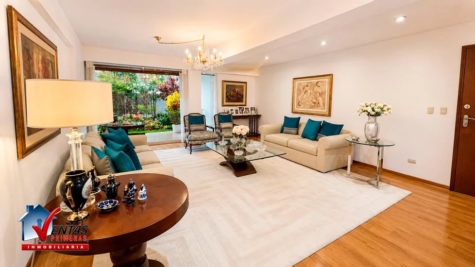 Depa 1piso con Terraza y Jardín por Huaca Pucllana Miraflores