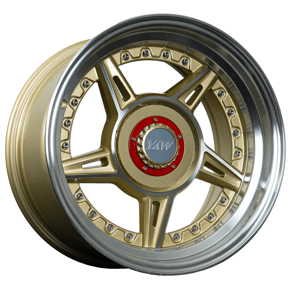 Llantas Aro 15×8.25 4X100 4X108 ET15 CB73,1 YKW5663 GOF (Set 4 llantas)