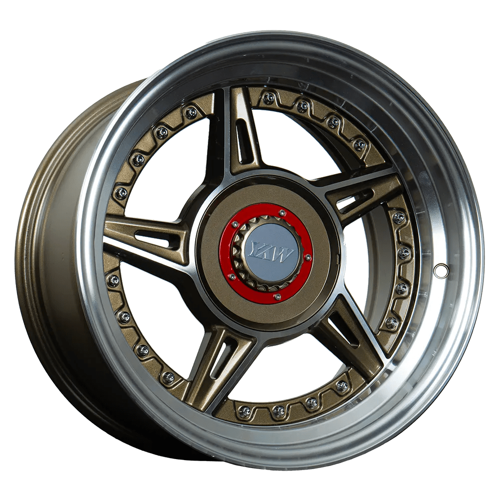 Llantas Aro 15×8.25 4X100 4X108 ET15 CB73,1 YKW5663 BRF (Set 4 llantas)